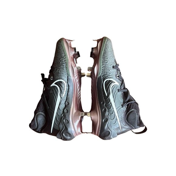 Nike Alpha Huarache NXT Black Metal Baseball Cleats - DJ6517-010 - Size 7 - Picture 5 of 7